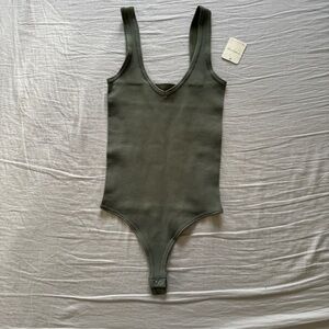 NWT Intimately Free People Olive Bodysuit